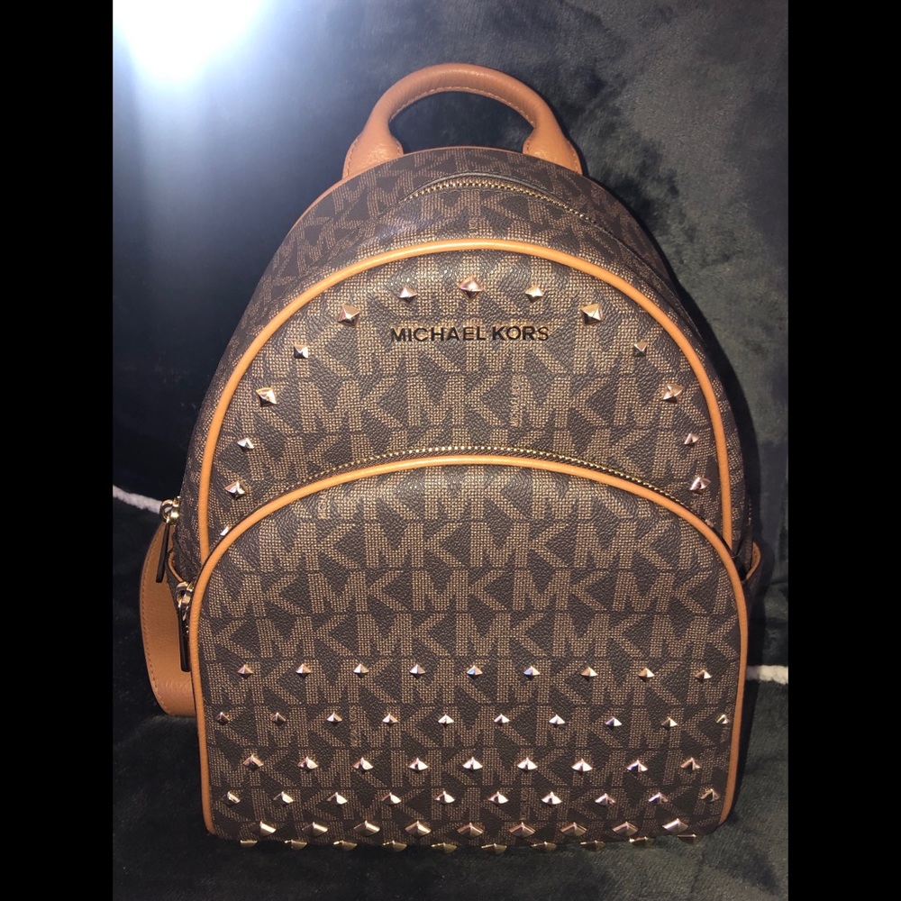 Michael Kors Abbey Medium Backpack Brown